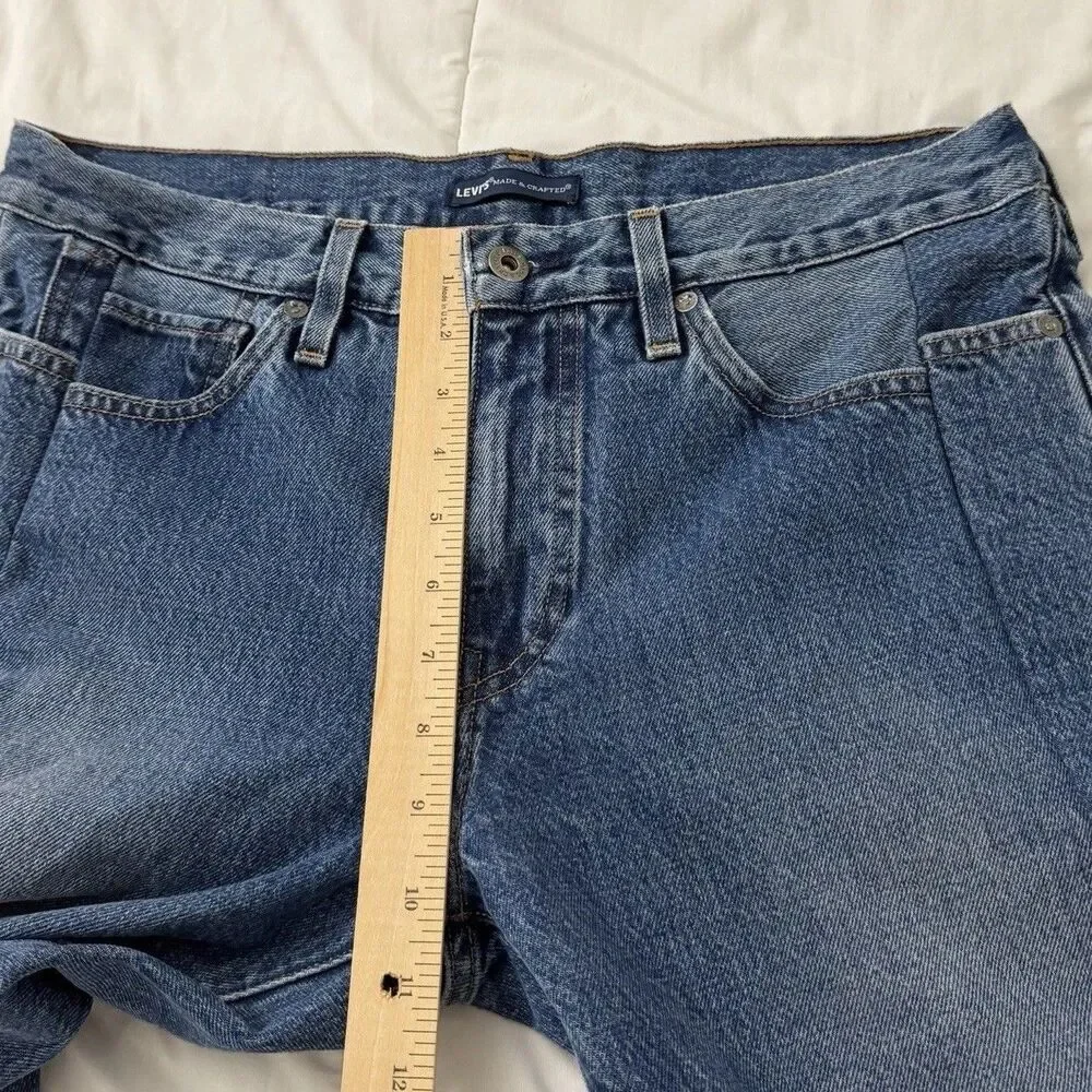 Levi's Made & Crafted 511 Pieced Out Jeans Mens 32x32 Blue Contrast Panel Slim